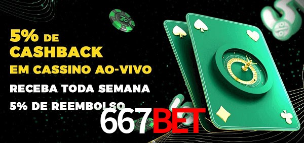 Promoções do cassino ao Vivo 667BET